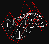 Dr�tov� model Bezierova povrchu